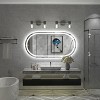pmir Super Bright 192 LEDs/m LED Lighted Anti-Fog Tempered Glass Irregular Bathroom/Vanity Mirror with ETL & 3-Year Warranty - 2 of 4