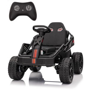Garvee 24V Ride-On Toys for Big Kids，Electric Four Wheeler，Battery Electric Car for Kids with Parent Remote,Bluetooth Music, Horn - 1 of 4