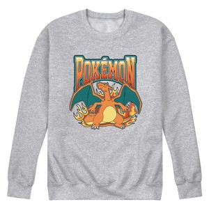 Men's - Pokémon - Charizard Collegiate Graphic Fleece Sweatshirt - 1 of 4
