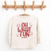 SmileyWorld Oh What Fun - Toddler Long Sleeve Graphic Tee and Youth Long Sleeve Graphic T-Shirt - 2 of 3