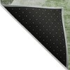 Olive Green And Fern Green Abstract Washable Indoor Outdoor Area Rug - 4 of 4