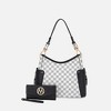MKF Collection Penelope Circular Print Women’s Shoulder Bag with matching wallet by Mia K - 2 of 3