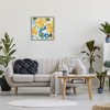 Stupell Industries Yellow & Blue Hibiscus Black Framed Giclee Art - 2 of 4