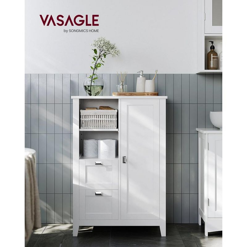 VASAGLE Bathroom Floor Storage Cabinet 11.8 x 21.7 x 31.5 Inches, 2 of 5