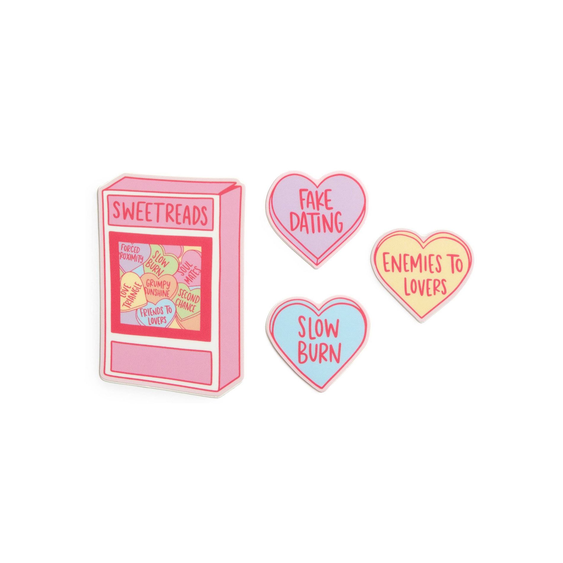 Sweet Tropes Conversation Hearts Stickers - Sticker Set of 4 (Target Exclusive)
