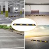 Heavy Duty Rubber Parking Curb (72.8" Extra Wide) - 55000 Lb Capacity with 8 Reflective Strips, UV/Oil Resistant for Driveways & Commercial Lots - 2 of 4