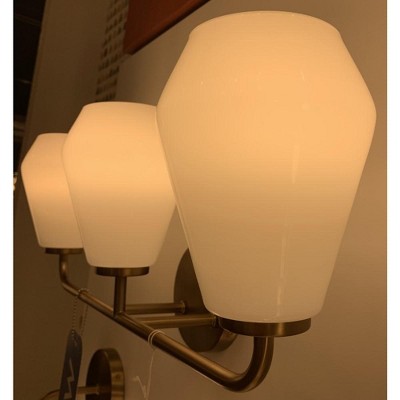 Lark Gio 3 - Light Vanity in  Lacquered Brass