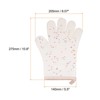 Unique Bargains Heat Resistant Kitchen Textiles Soft Lining Silicone Oven Mitts 2 Pcs - 2 of 4