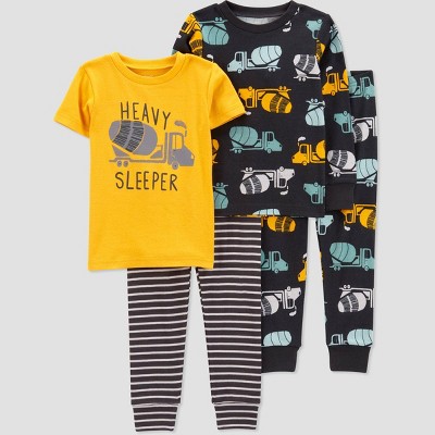Carter's Just One You® Toddler Boys' 4pc Cotton Pajama Set