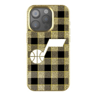 Keyscaper NBA Plaid Bling Cell Phone Case for iPhone 16 Pro Max