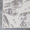 Tropical Leaves Coastal Indoor Outdoor Runner or Area Rug by Blue Nile Mills - 3 of 4