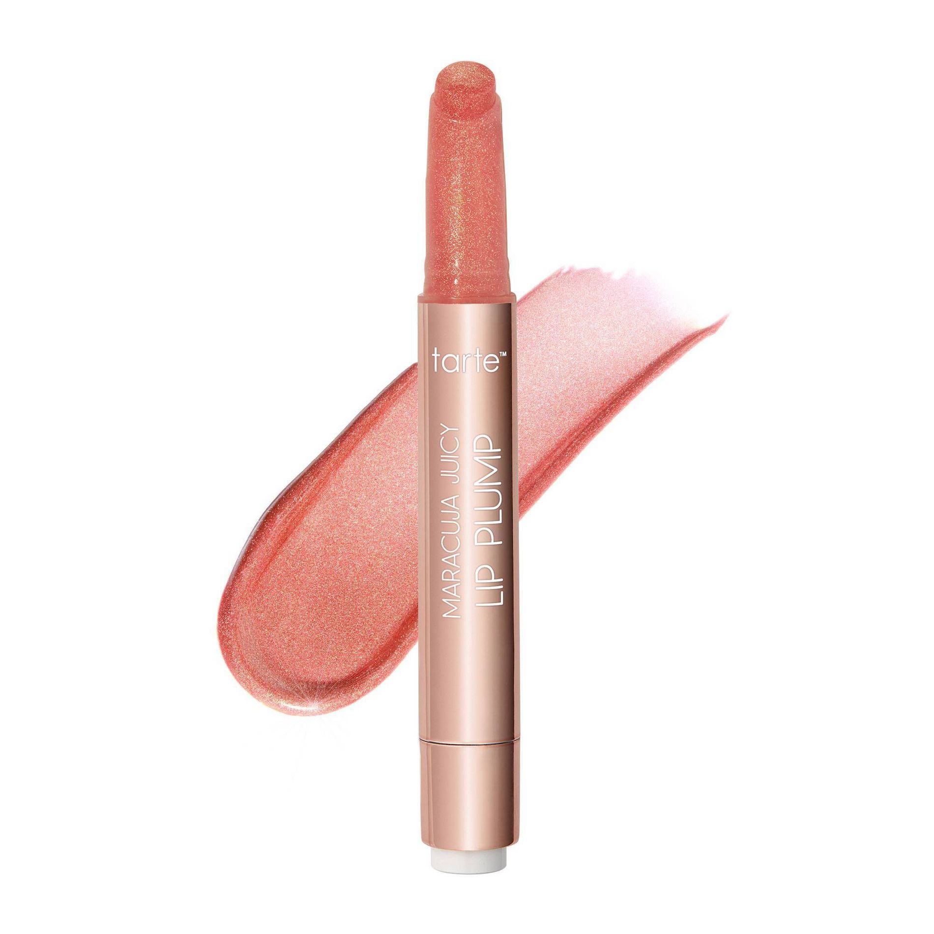 tarte Maracuja Juicy Lip Plump Shimmer Glass - Rose - 0.095oz - Ulta Beauty