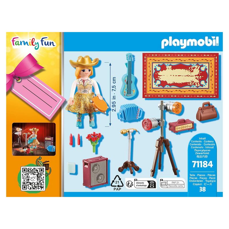 Playmobil 71184 Family Fun Country Singer Building Set, 4 of 6