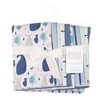 Hudson Baby Cotton Flannel Burp Cloths 10-Pack, Sea Friends, One Size - 2 of 4