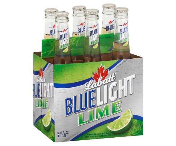 Labatt&#174; Blue Light Lime Beer - 6pk / 12oz Bottles