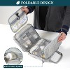 PAVILIA Hanging Toiletry Bag Travel Women Men, Foldable Cosmetic Organizer, Water Resistant Makeup Accessories Essentials Kit - 4 of 4