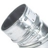 DuraVent PelletVent 6 Inches Stainless Steel 45 Degree Elbow Stove Pipe, Silver - 3 of 4