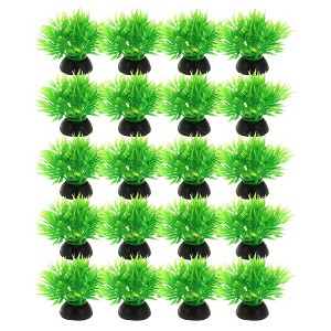 Unique Bargains Aquarium Plastic Plants Tree for Goldfish Tank Landscape Decoration 1.97" 20 Pcs - 1 of 4