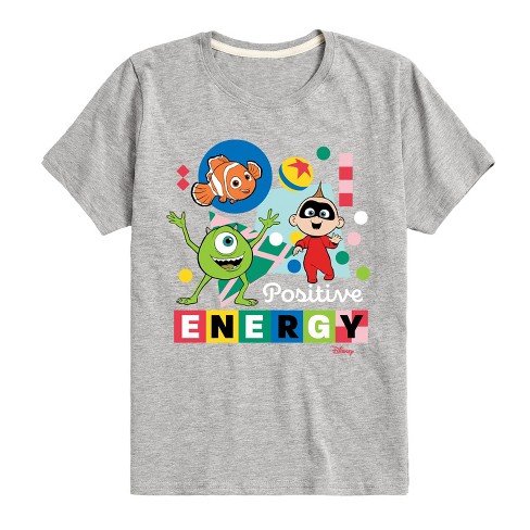 Disney Positive Energy Short Sleeve Graphic T-shirt - Athletic Heather ...