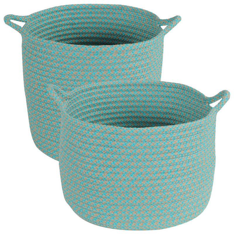 Colonial Mills Outdoor Storage Baskets - Set of 2, 1 of 6