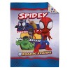 Marvel Spidey and His Amazing Friends Blue, Red, Yellow, and Green, Team Up 4 Piece Toddler Bed Set - 2 of 4