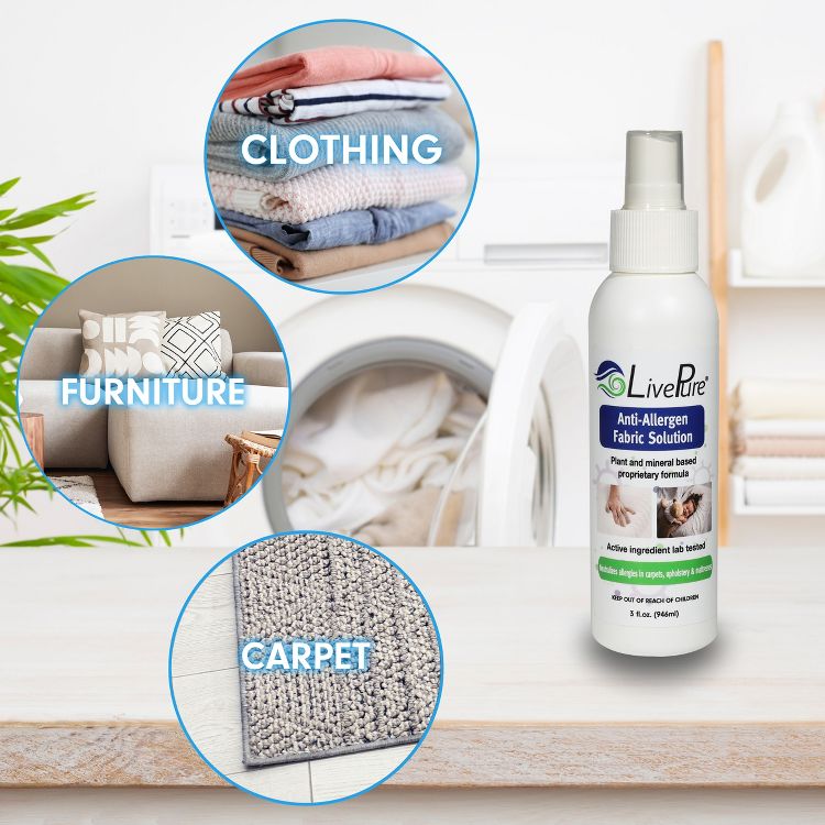LivePure Anti-Allergen Fabric Spray for Household Surfaces, 5 of 5