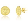 SHINE by Sterling Forever Sterling Silver Crown Jewel Stud Earrings - 3 of 4