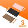 Unique Bargains Microfiber Soft Storage Women Men Eyeglasses Bag 3 Pcs - 3 of 4