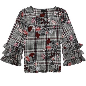 Alfani Womens Floral Pullover Blouse - 1 of 1