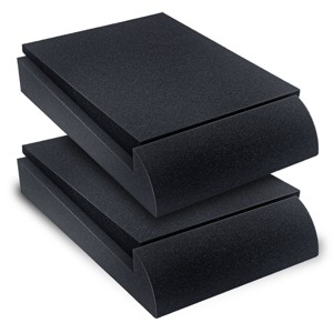Liquid Stands Studio Monitor Sound Isolation Pads for Speakers 5" High-Density Speaker Foam Pads Angled Speaker Riser - Acoustic Speaker Isolation Pad - 1 of 4