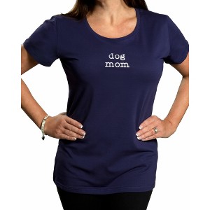 Pavilion Gift Company - Dog Mom - 2XL Navy Blue T-Shirt  - Shirts - 1 of 4
