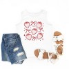 The Juniper Shop Coquette Strawberry Chart Youth Tank Top - XS - White - 2 of 4