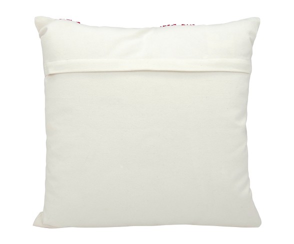 Red Beaded S Coral Indoor/Outdoor Throw Pillow (18"x18") - Nourison