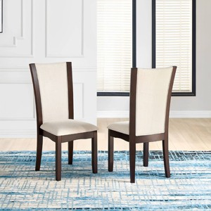 Brassex Set of 2 Aria Dining Chairs - 1 of 4