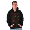 Ugly Christmas Lights Lets Get Lit Hoodie Sweatshirt Women Men Brisco Brands - 4 of 4