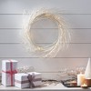 24" PAPER WREATH WITH LED LIGHTS - 3 of 3