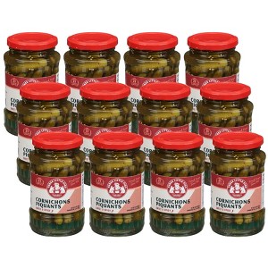 Three Little Pigs Cornichons Piquants Sweet and Spicy - Case of 12/12.40 oz - 1 of 4
