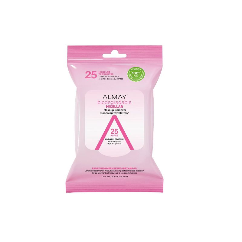 Almay Biodegradable Micellar Makeup Remover Cleansing Towelettes, 1 of 11