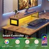 GALAXHERO 60 Inch L-Shaped Gaming Desk with Power Outlets & LED Lights, Corner Desk with Hook, Convertible Office Desk for Bedroom - 4 of 4