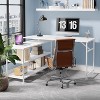 Tribesigns L-Shaped Desk with Storage Shelf for Home Office - 3 of 4