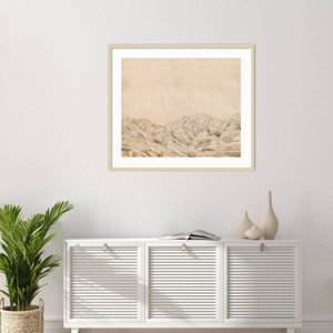 Amanti Art Twilight Mountain Peaks III by Grace Popp Wood Framed Wall Art Print - 1 of 4