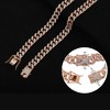 Unique Bargains Durable Rhinestone Dog Chain 1 Pc - 3 of 4