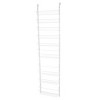 Over the Door Organizer - Hanging Wall Rack for Closet, Bathroom, or Kitchen Organization and Storage - Metal Pantry Shelves by Home-Complete (White) - image 3 of 4