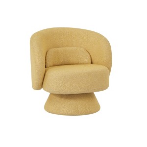 Vynxaria 360¡ã  Accent Chair ¨C Modern Barrel Chair with Toss Pillows - 1 of 4