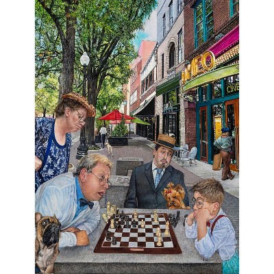 Sunsout The Chess Match 1000 pc   Jigsaw Puzzle 44464