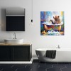 Stupell Industries Happy Bear in Bathtub, 30" x 30" - 2 of 4