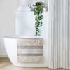 Woven Texture Stripe Bath Rug Natural 22x58" - 3 of 4