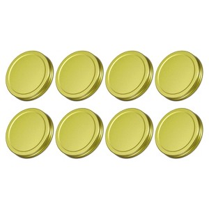 Unique Bargains Regular Leak-Proof Home Storage Mason Jar Lids 8 Pcs - 1 of 4