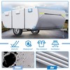 Unique Bargains Waterproof Camper Trailer Cover RV Cover - 3 of 4
