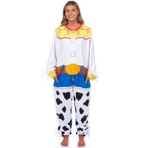 Seven Times Six Disney Toy Story Union Suit Women's Jessie Costume One-Piece Pajama - 1 of 4